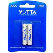باتری نیم قلمی یوتا YOTTA AAA Extra Power بسته 2عددی
